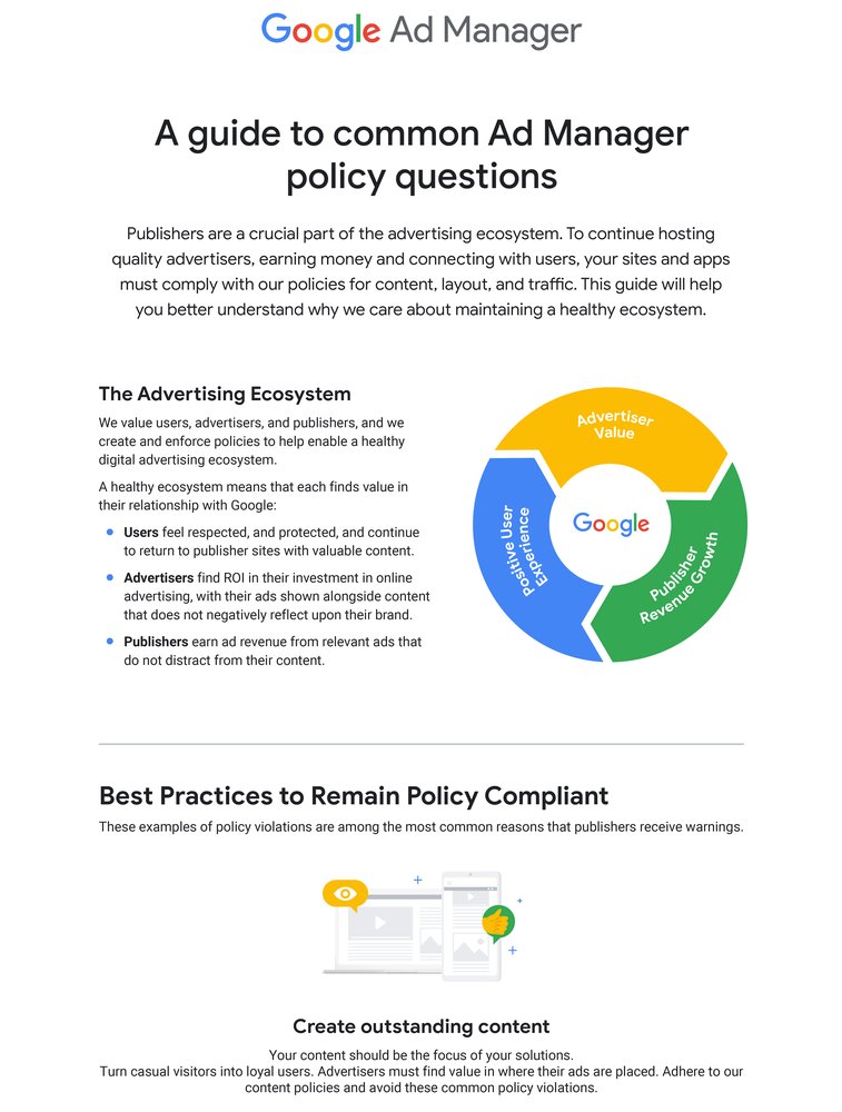 A guide to common Ad Manager policy questions
